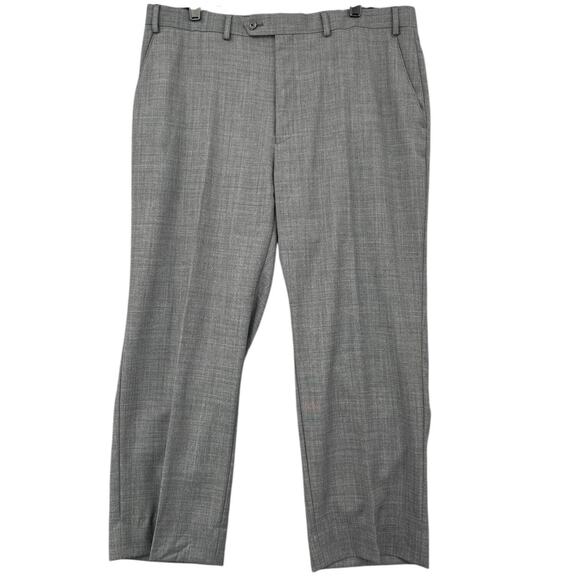 Lauren Ralph Lauren Grey Button Closure‎ Slant Pockets Dress Pants Size 38 x 32 - Picture 1 of 6